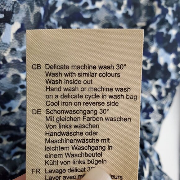 Scotch & Soda Printed Lace Top in blue - Picture 6 of 13